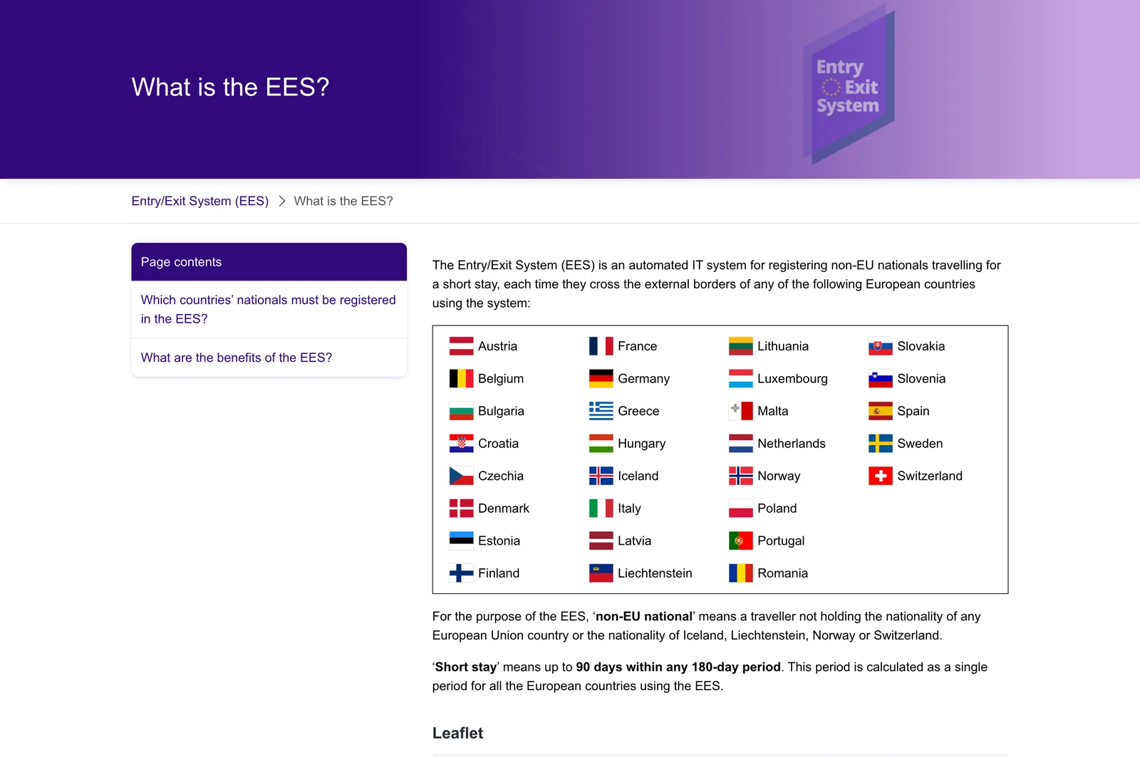 Europe Travel Tech 2026: EES, ETIAS and the Full Stack Fft Ees Official What Is